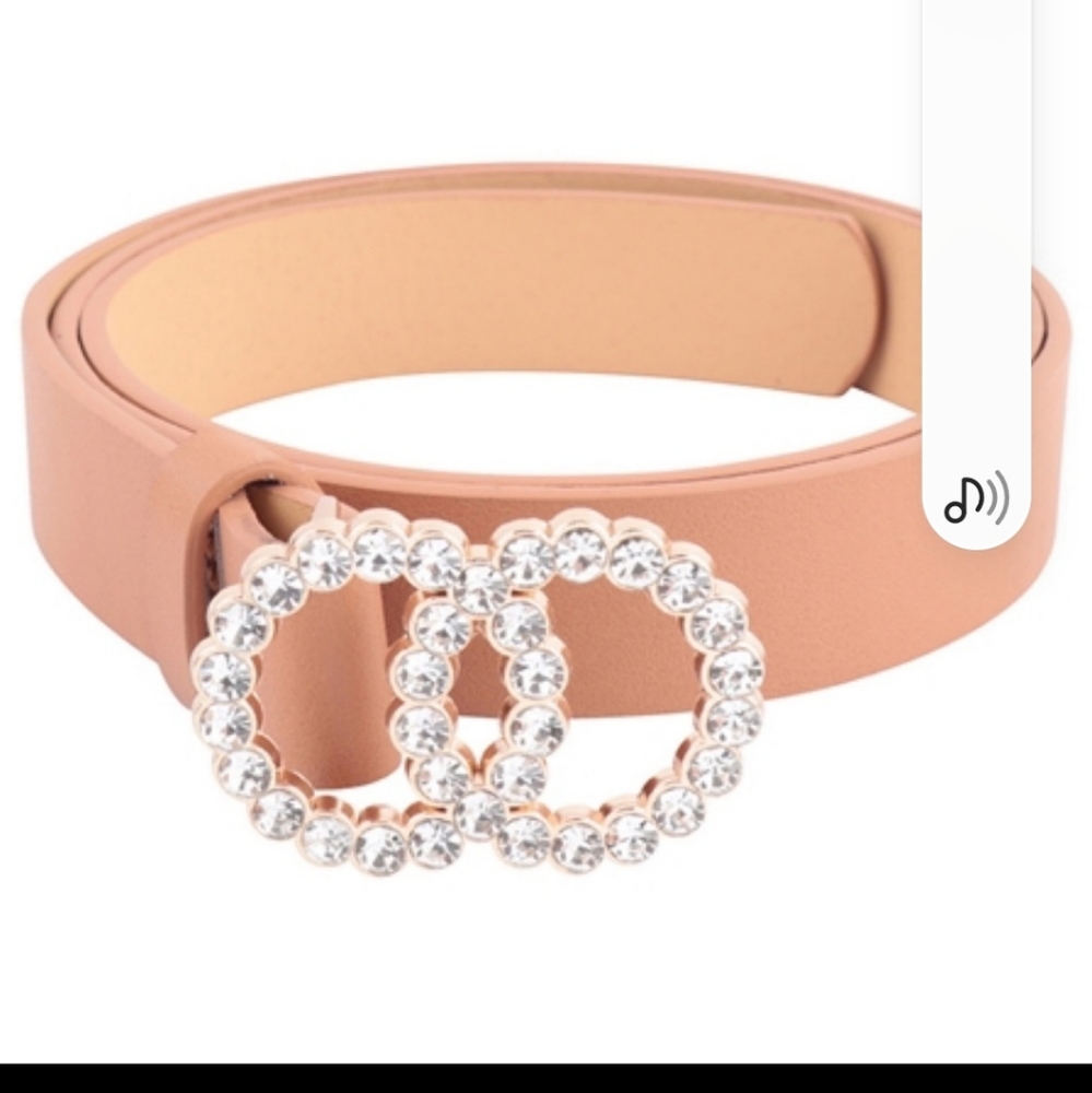 **2 For$25** Trendy  Bling Belt M